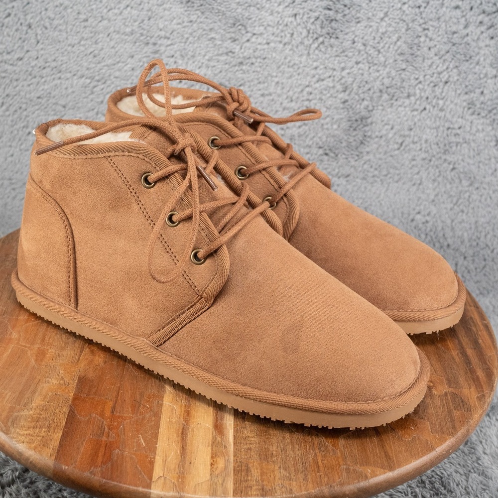 Ocean + Coast Men's Valsot Tan Bootie Slippers Brown Size 10 M